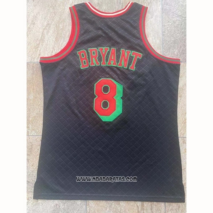 Camiseta Los Angeles Lakers Kobe Bryant #8 Mitchell & Ness 1996-97 Negro
